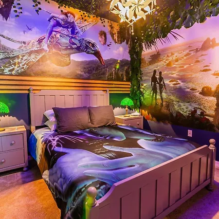 Home With Private Pool Game Room In Resort